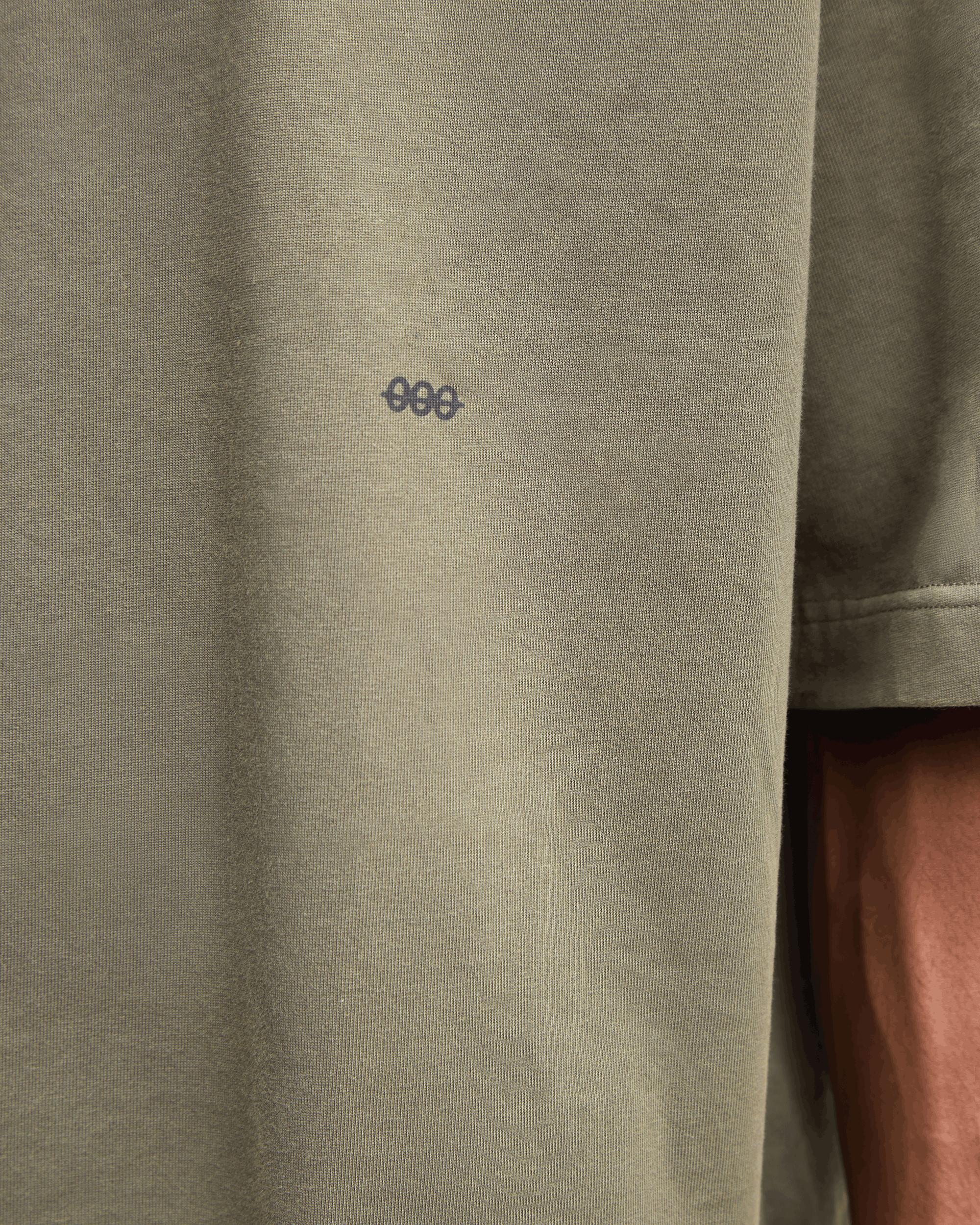 Core T-shirt - NOLOGO Military green detail