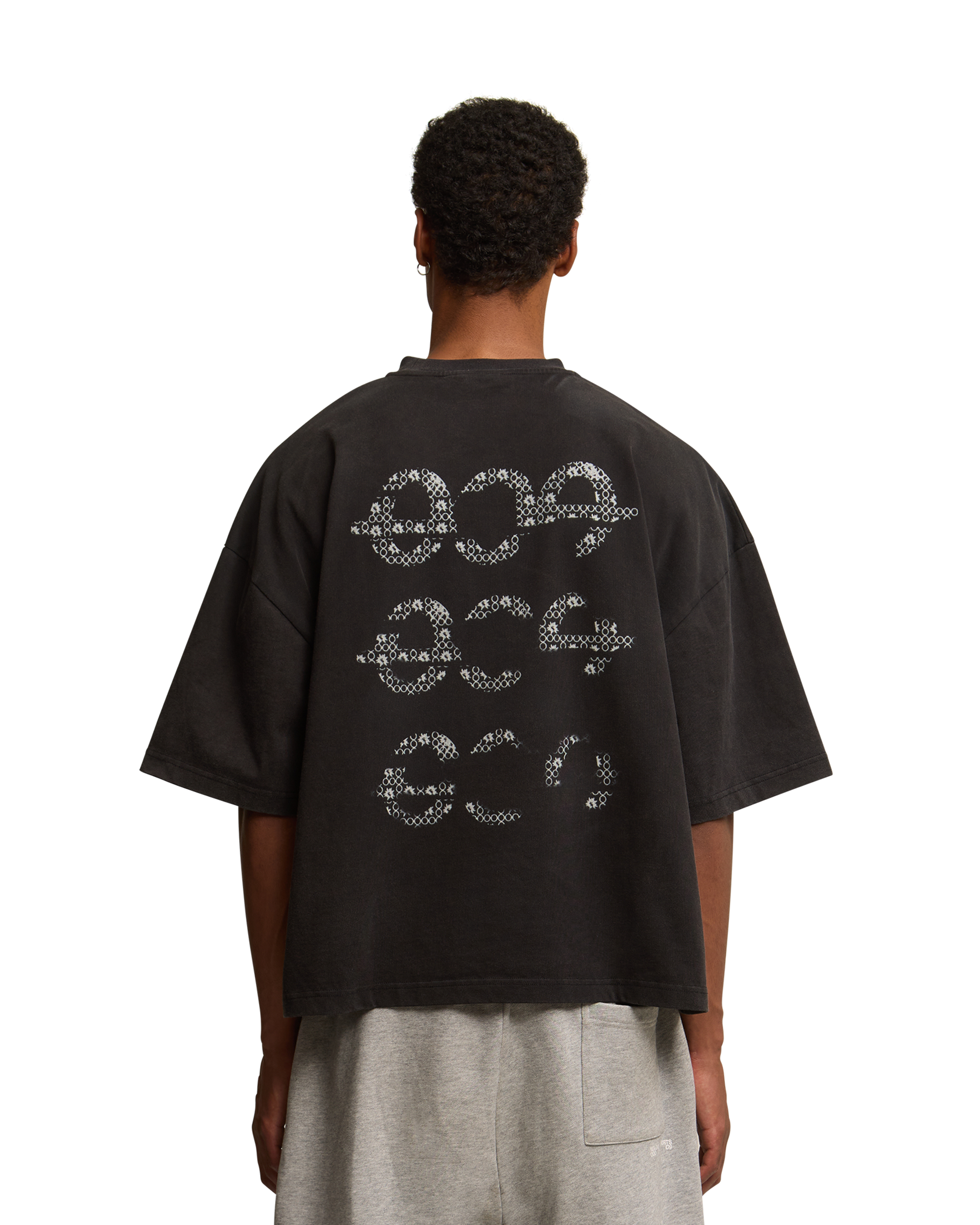 Pattern T-shirt - Vintage Black