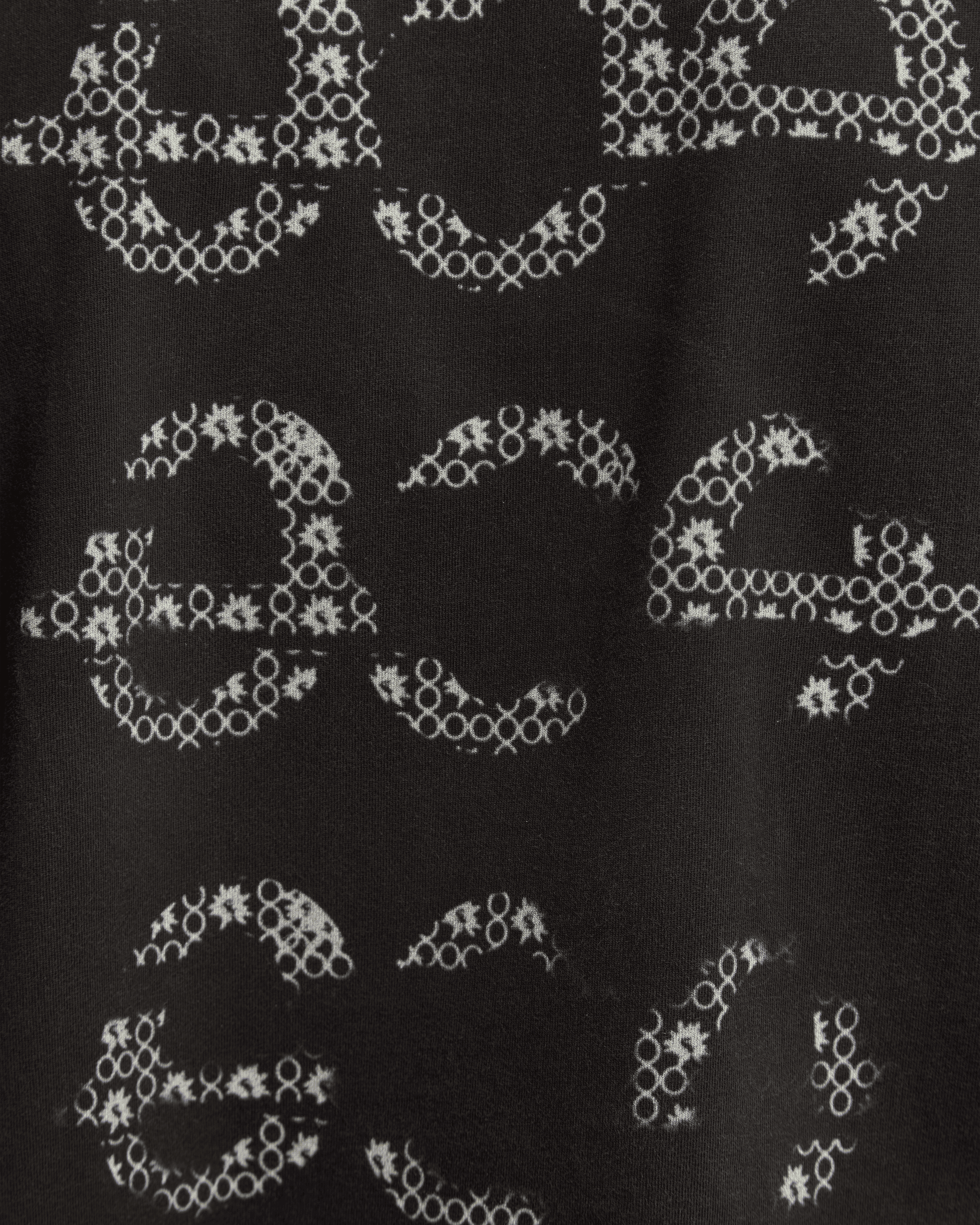 Pattern T-shirt - Vintage Black