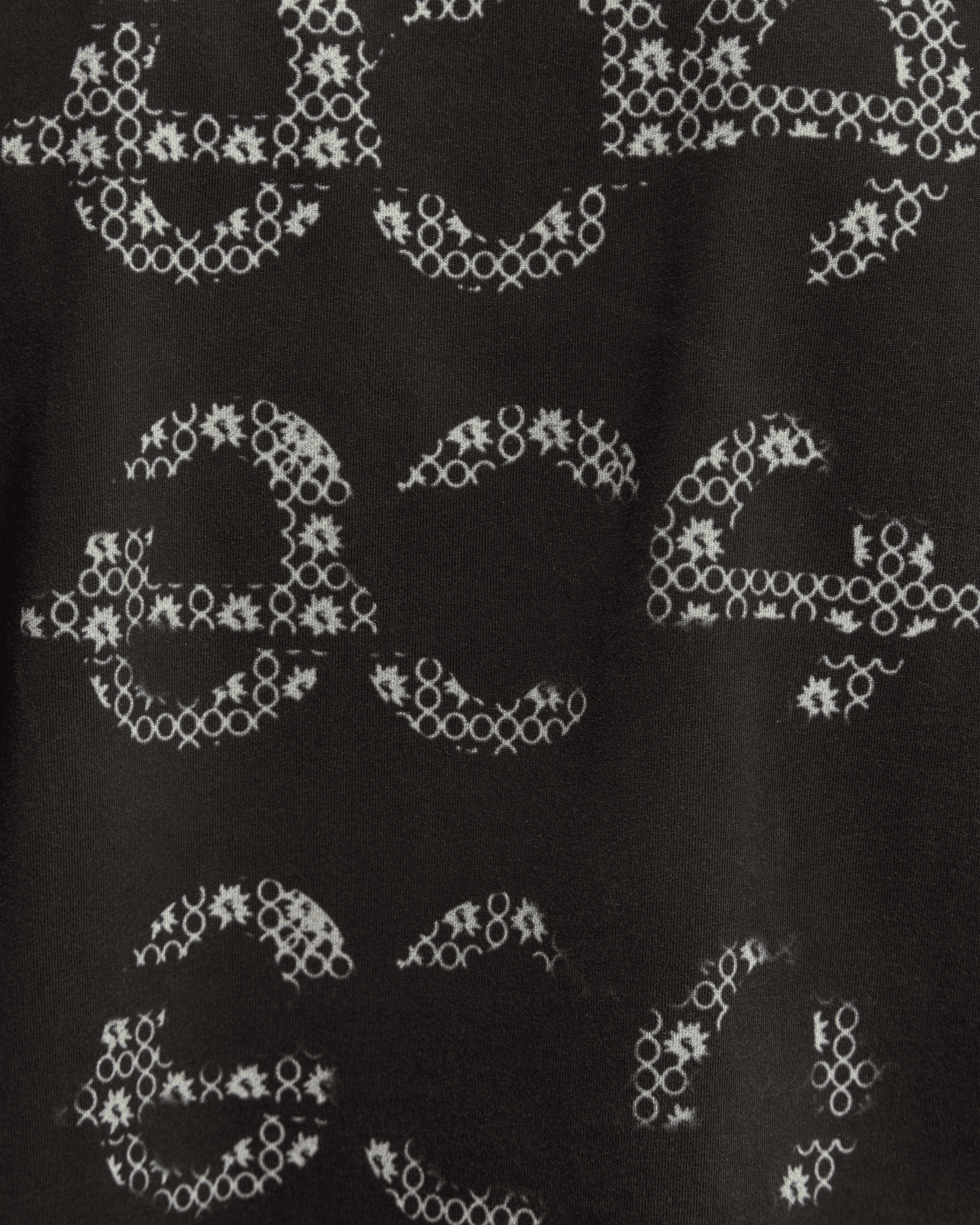 Pattern T-shirt - Vintage Black