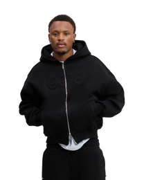 Core Zip Hoodie - NOLOGO Black
