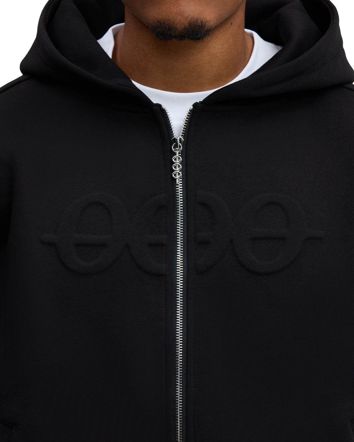 Core Zip Hoodie - NOLOGO Black