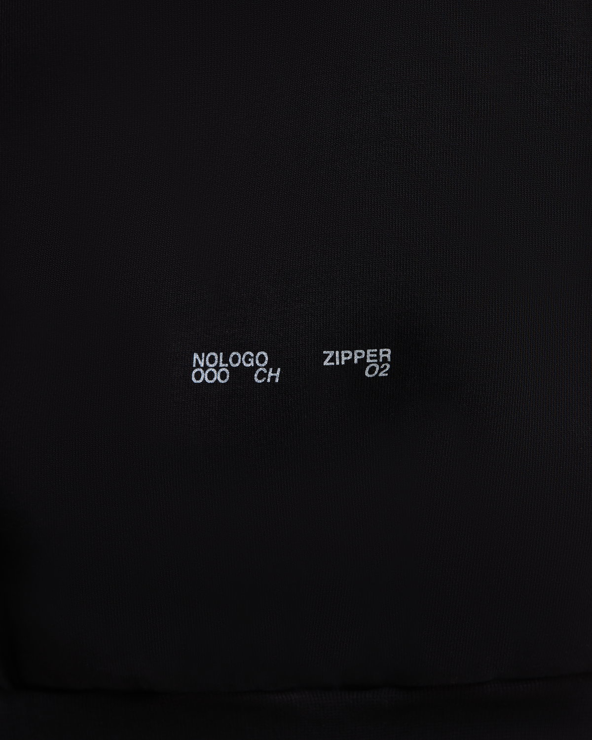 Core Zip Hoodie - NOLOGO Black