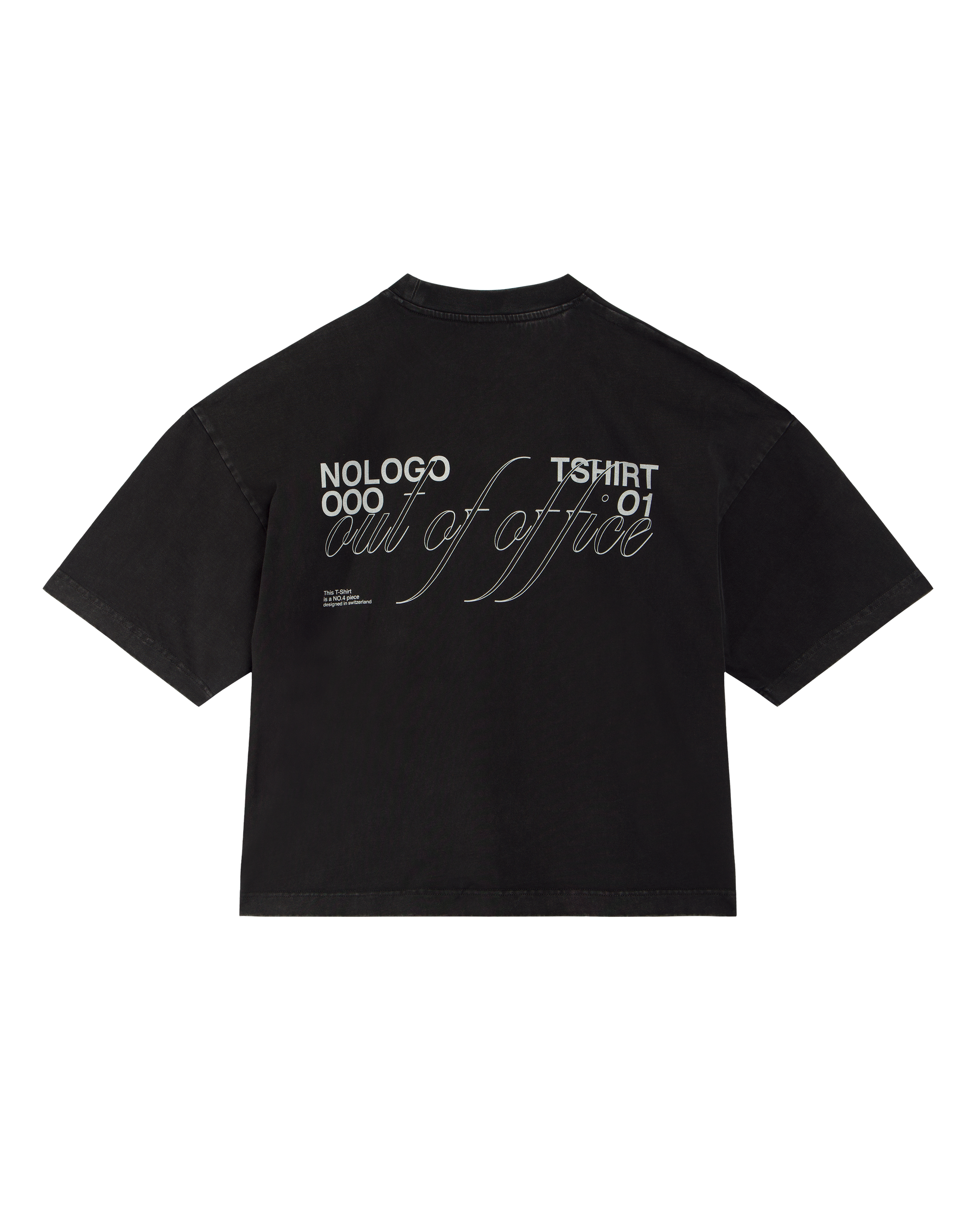 Out Of Office T-shirt | Vintage Black
