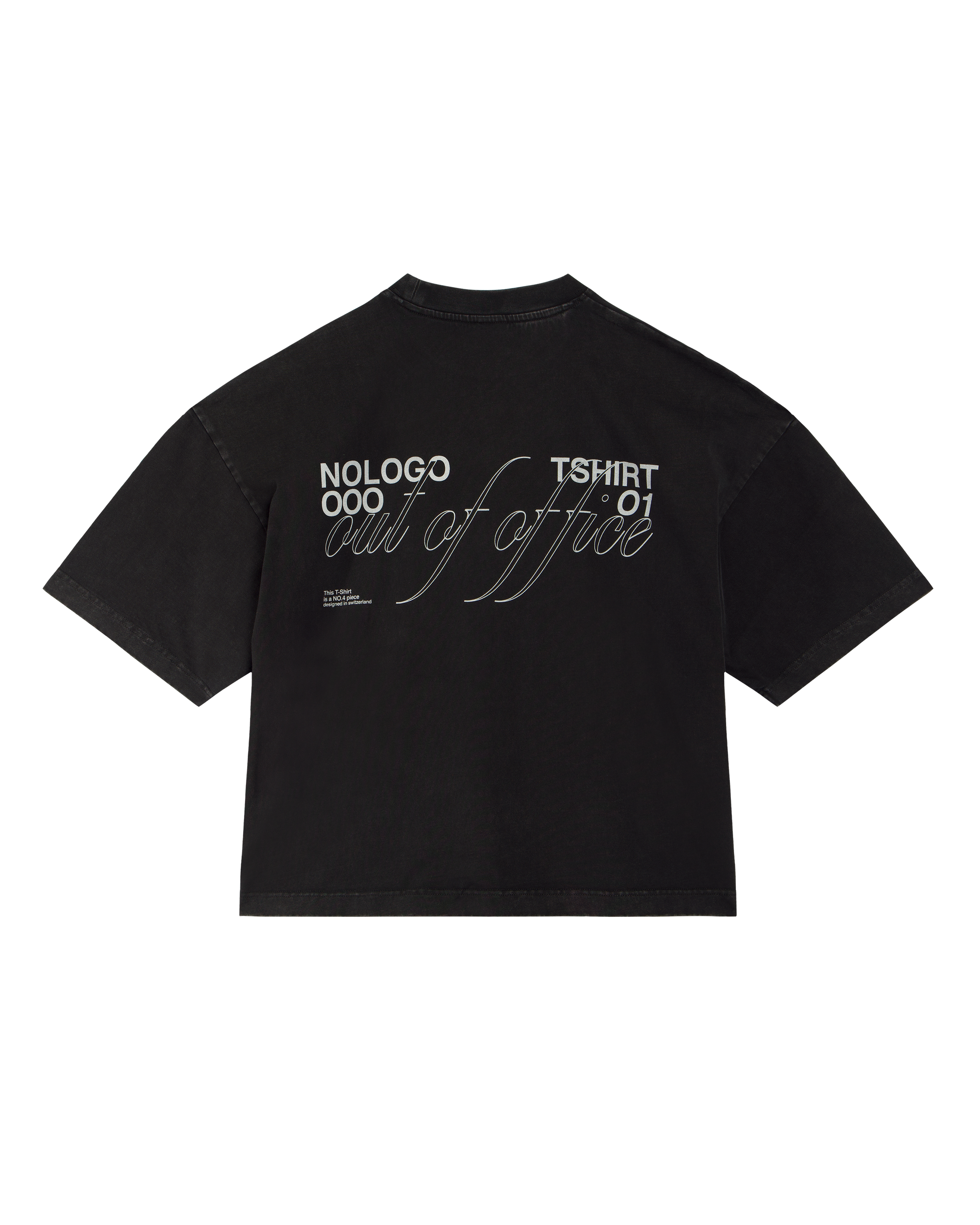 Out Of Office T-shirt | Vintage Black