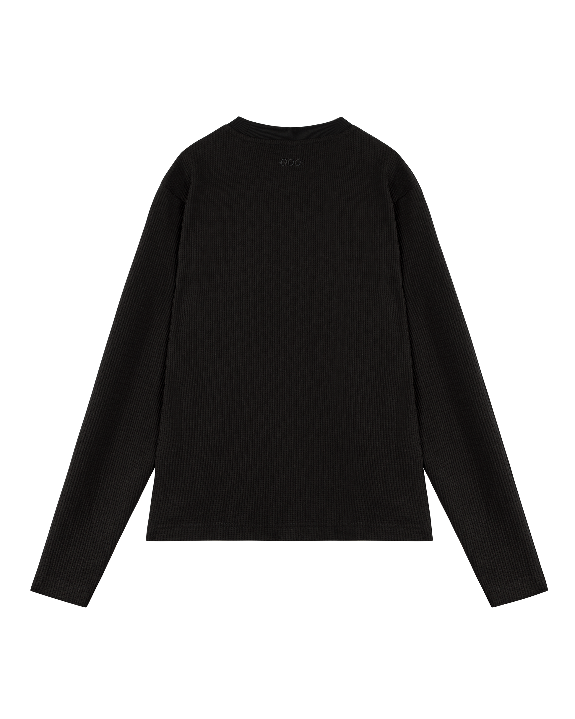 Core Waffle Long Sleeve | Black
