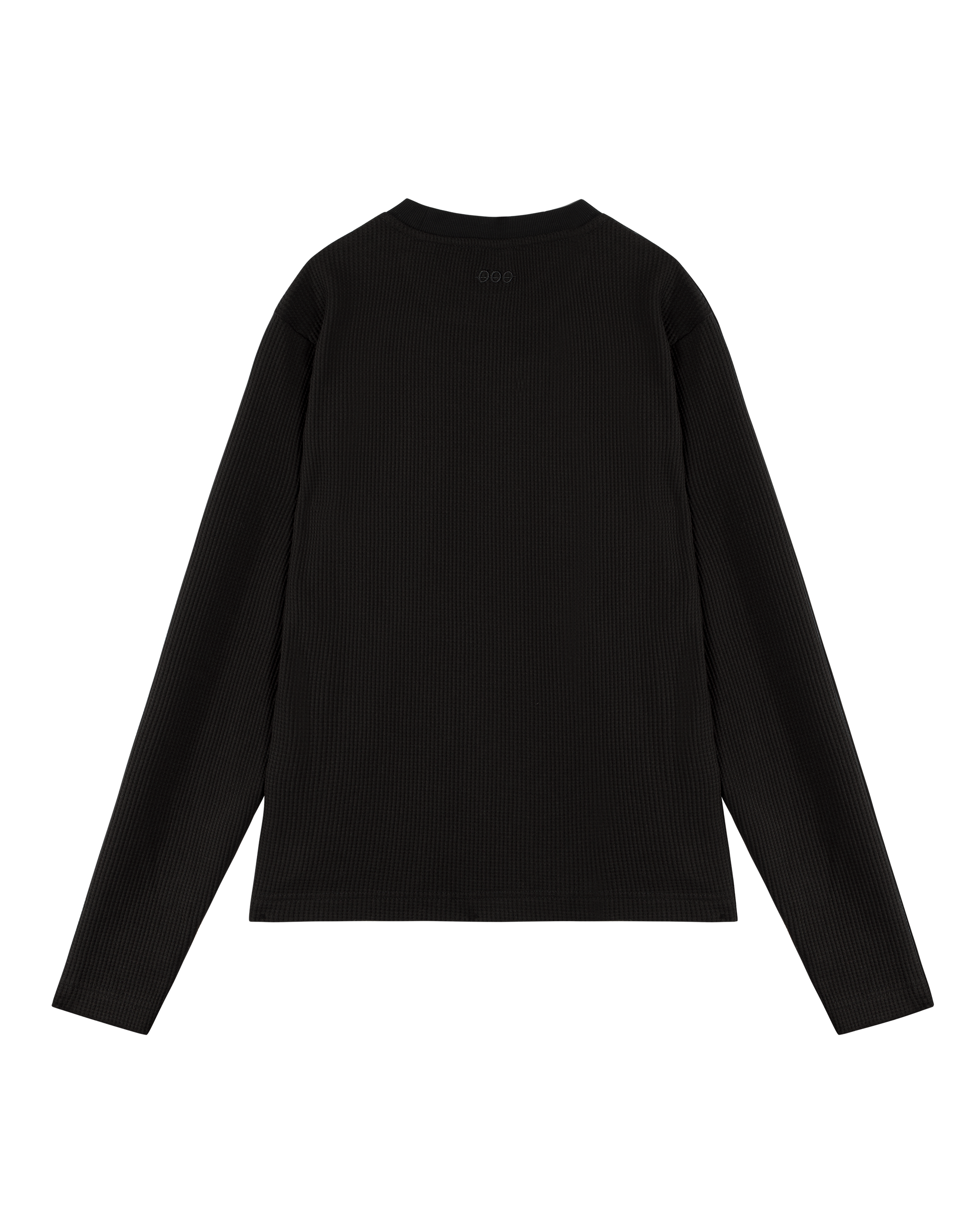 Core Waffle Long Sleeve | Black