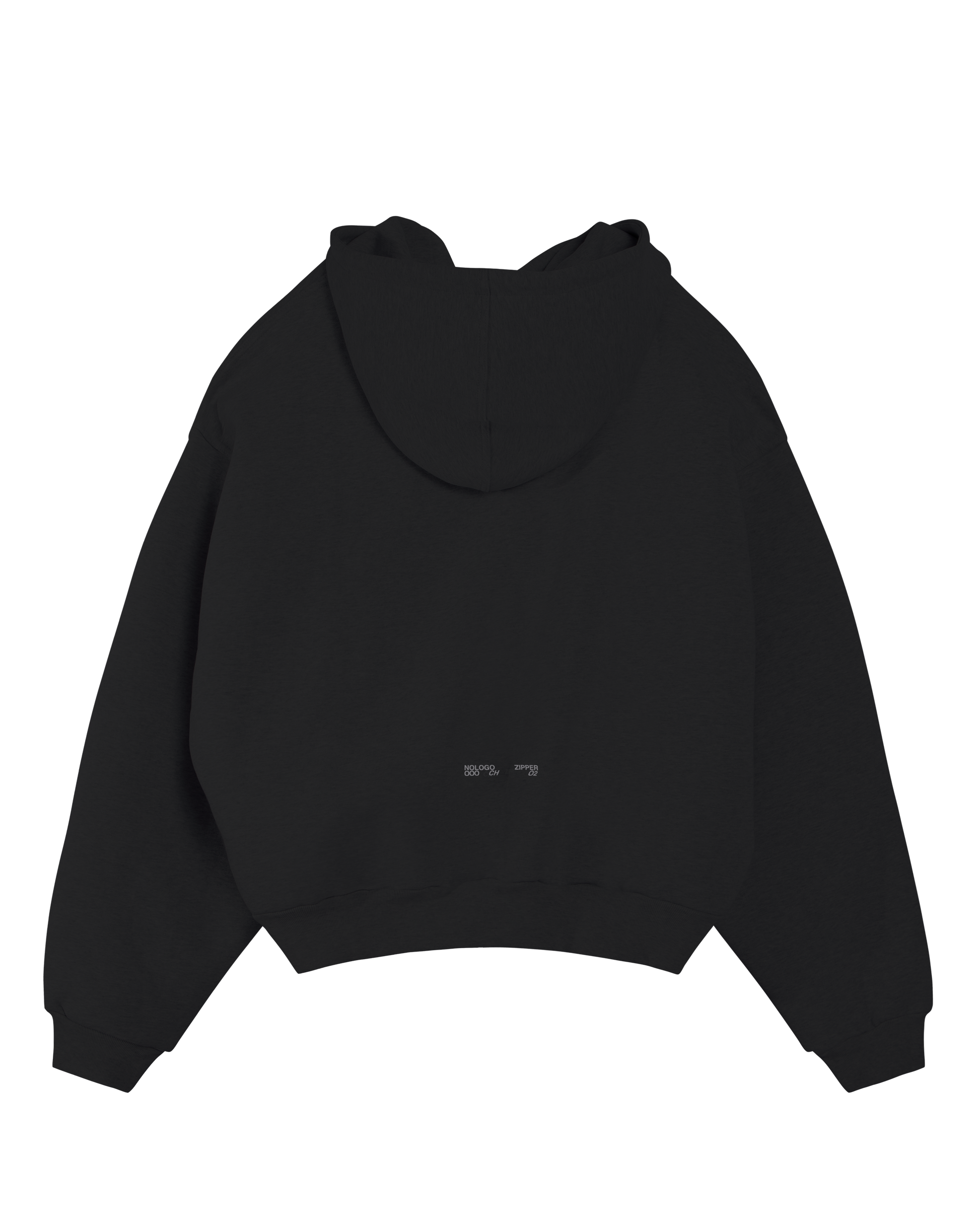 Core Zip Hoodie - NOLOGO Black
