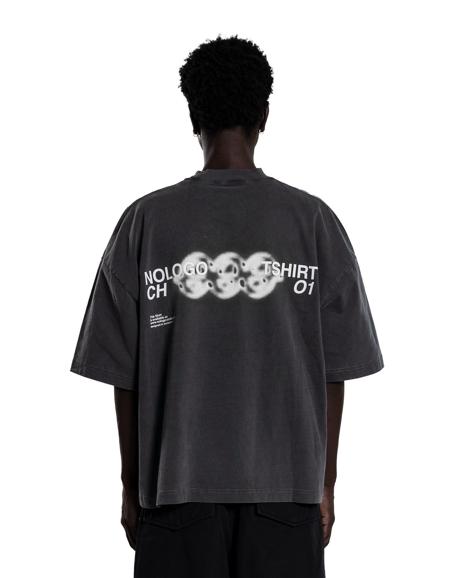 Signature T-shirt｜Washed Black - NOLOGO