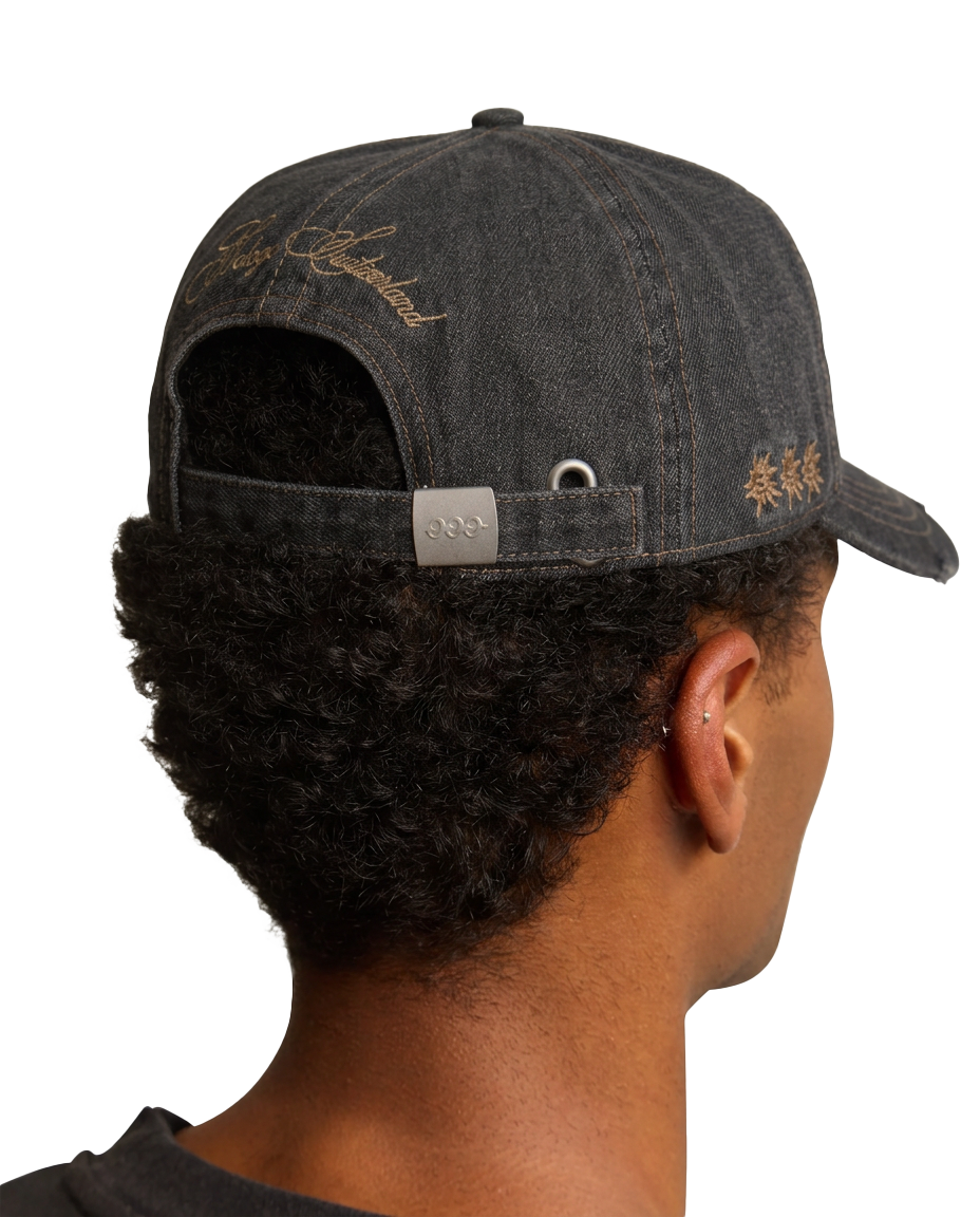 Edelweiss Cap | Washed Denim back