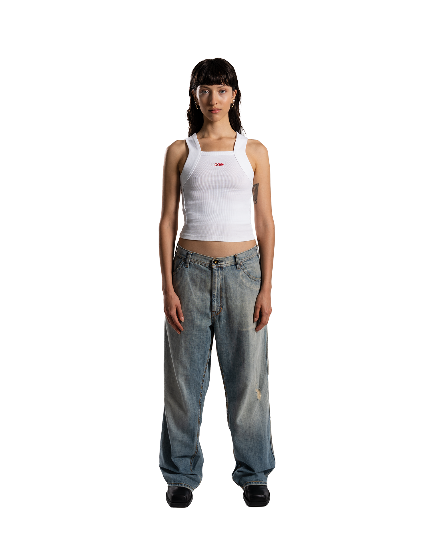 Solid Tank｜White - NOLOGO